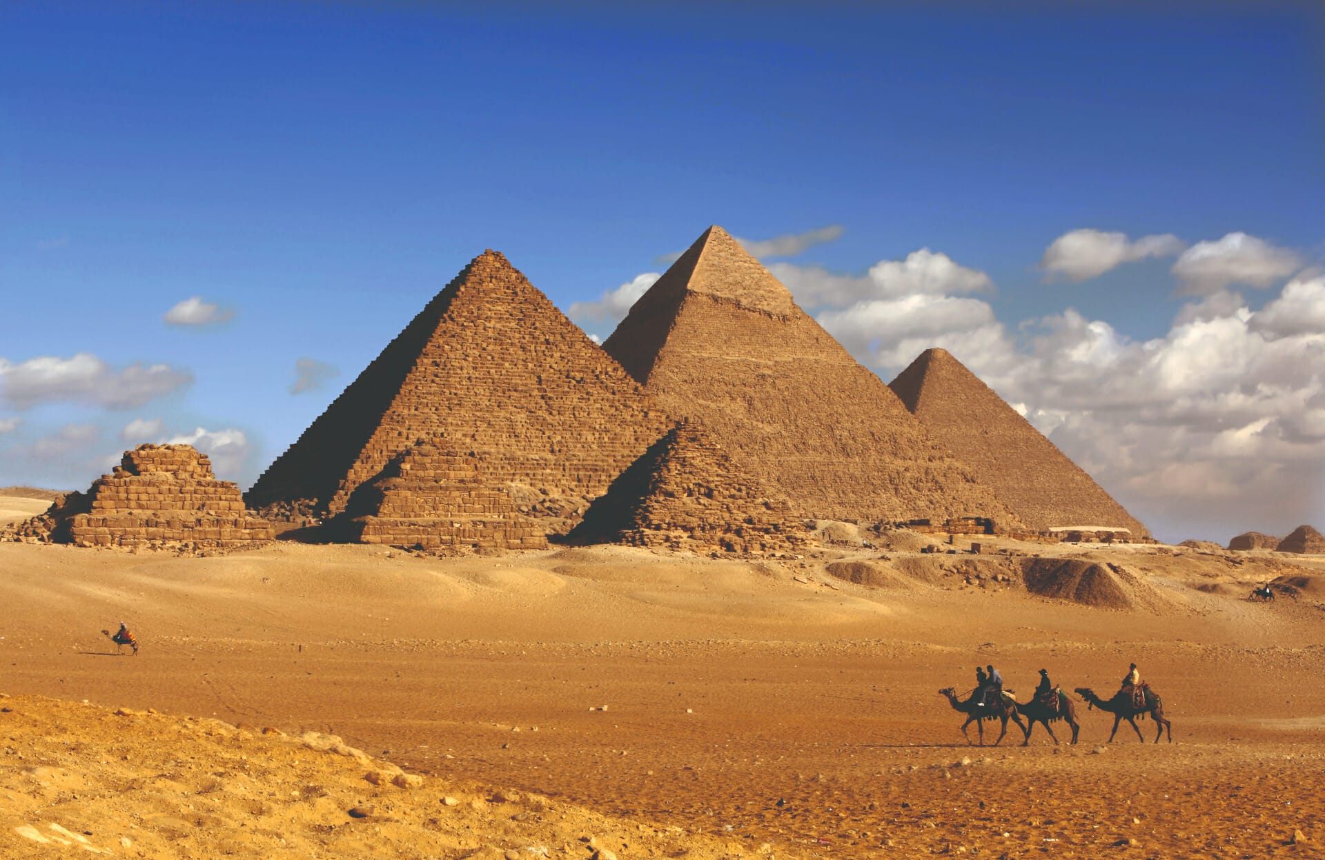 gypten, Pyramiden von Gizeh